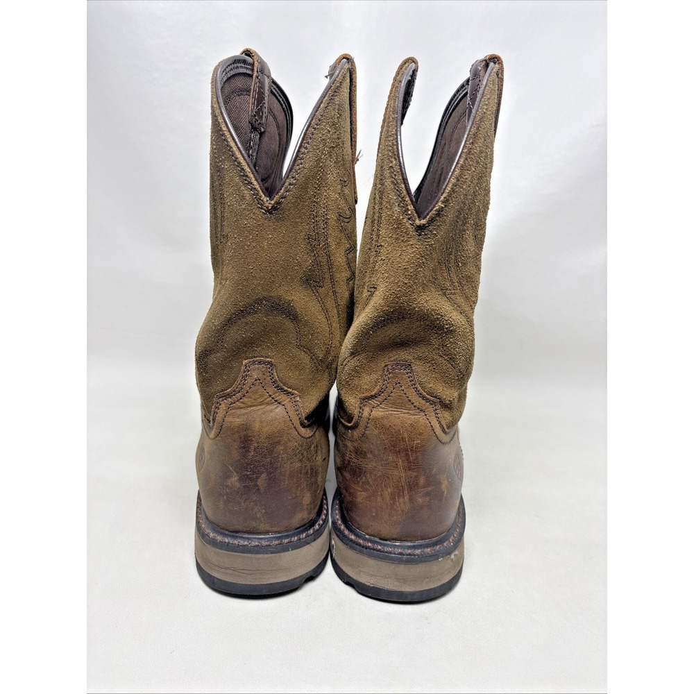 Ariat Work Groundbreaker Soft Toe Boot SR Brown Men 12D Western Work - Picture 3 of 10